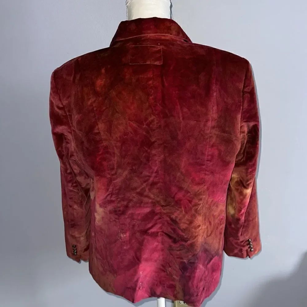 🔥Rare! Rough Tumble Velvet Retro Blazer Jacket! - Picture 7 of 11
